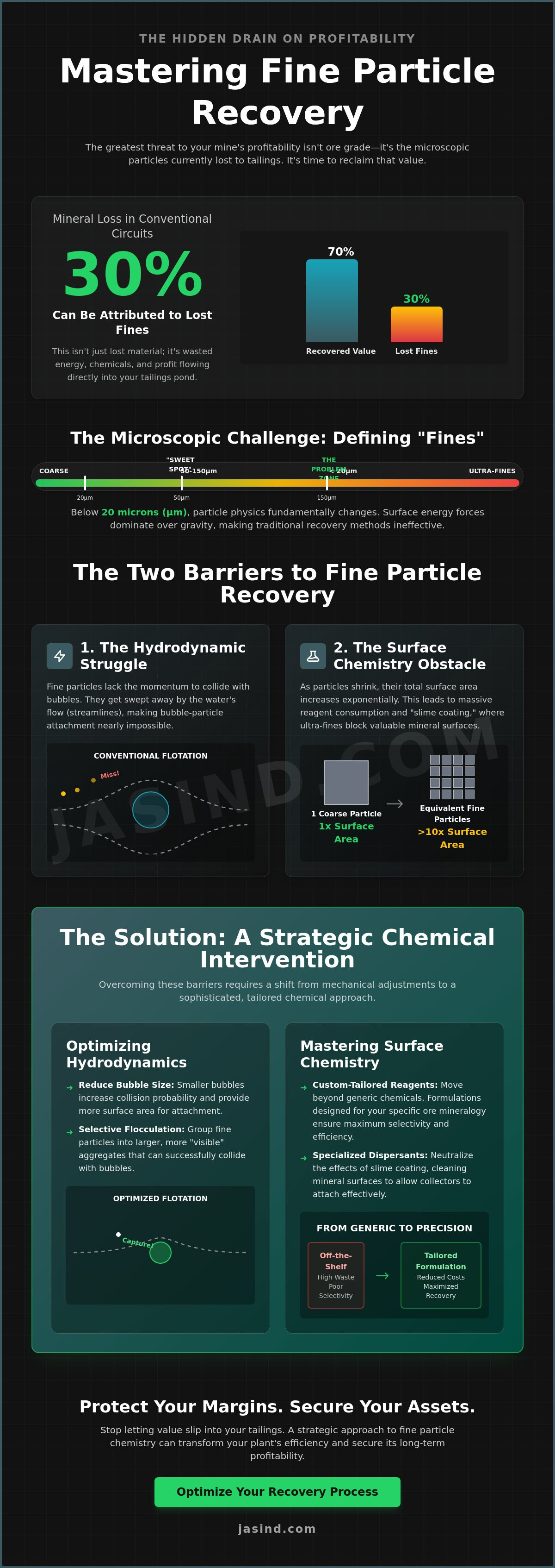 Challenges with fine particle flotation